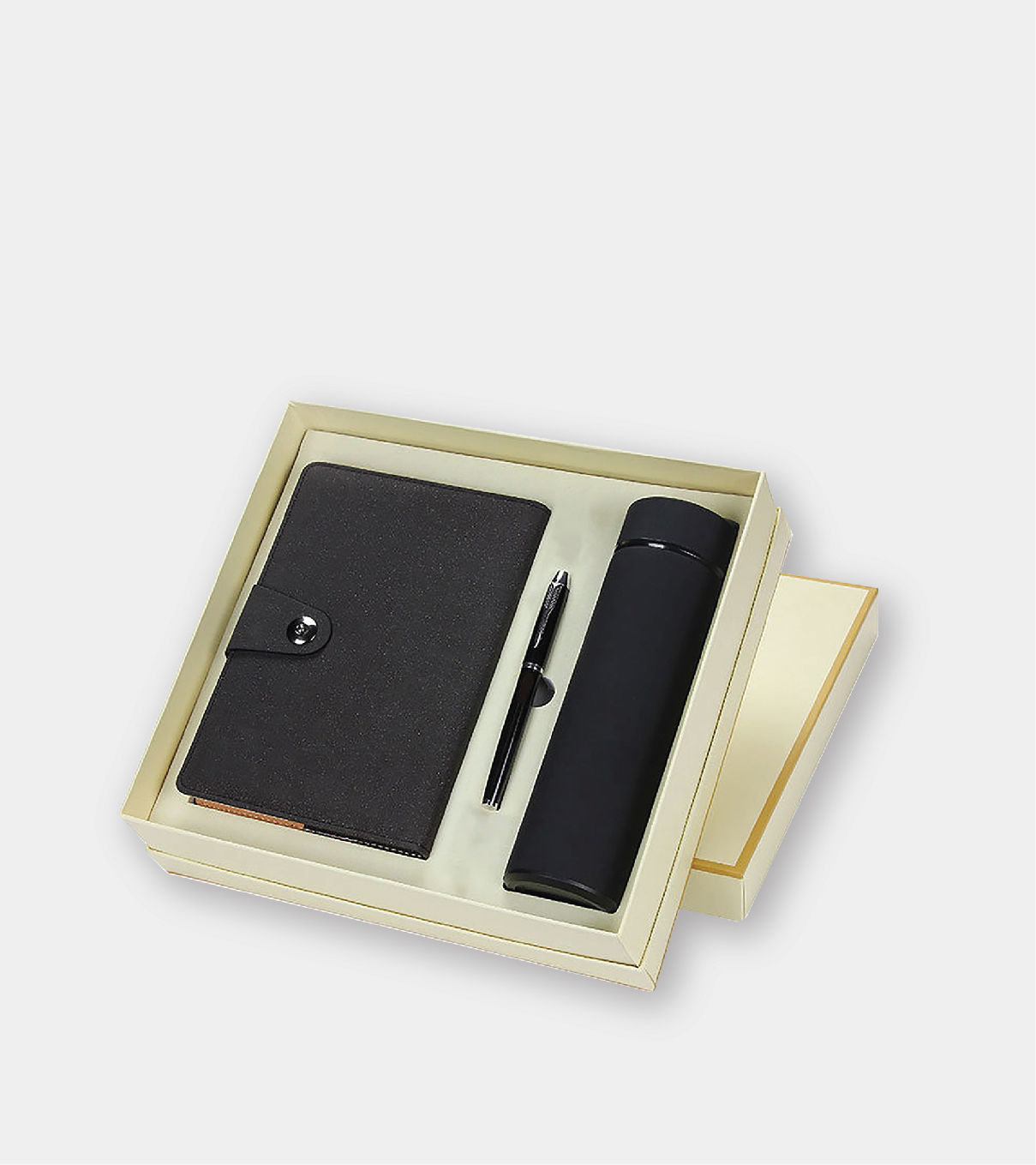 Diary, pen and flask package