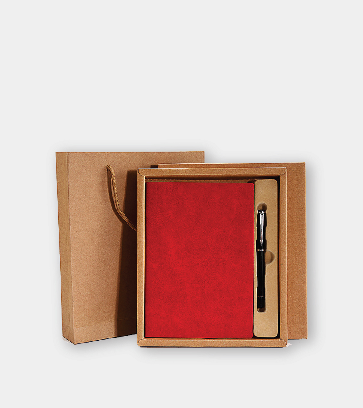 Leather covered Diary and pen