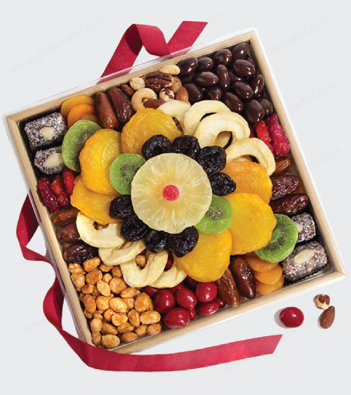 Fancy Dried Fruits, Nuts & Chocolates Gift- 1