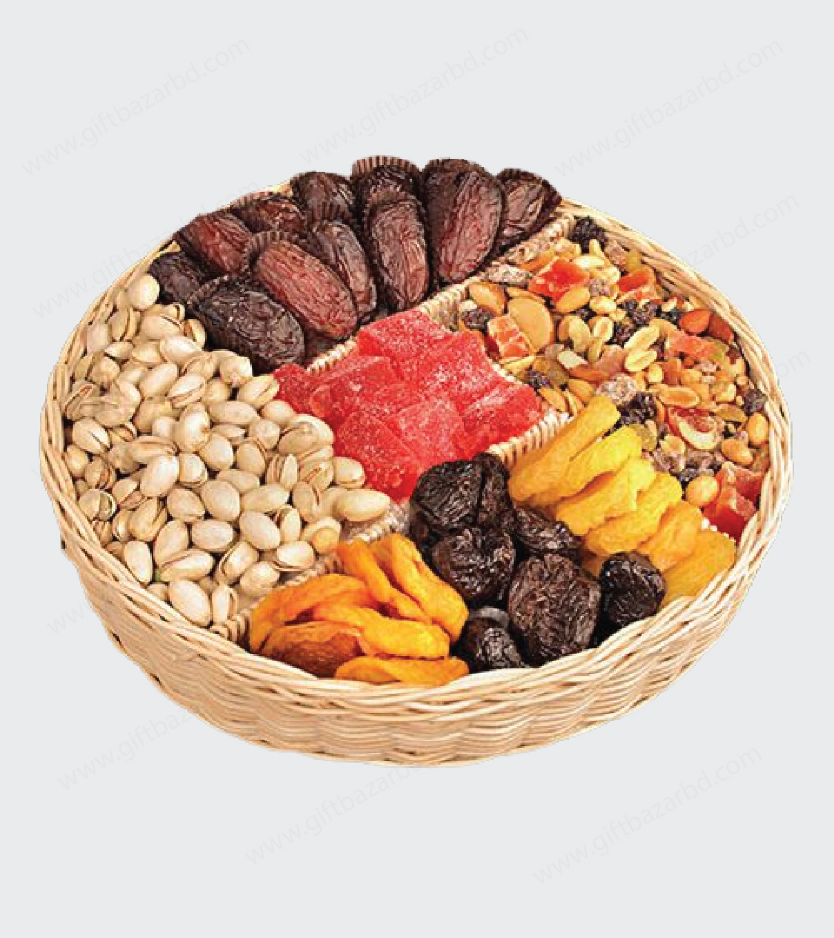 Fancy Dried Fruit, Nuts & Chocolates Gift- 2